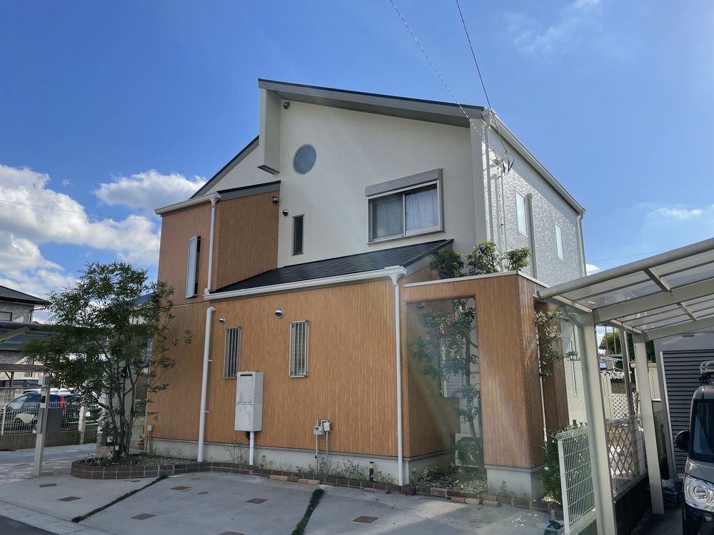 愛知県名古屋市O様邸【外壁塗装・屋根塗装後】