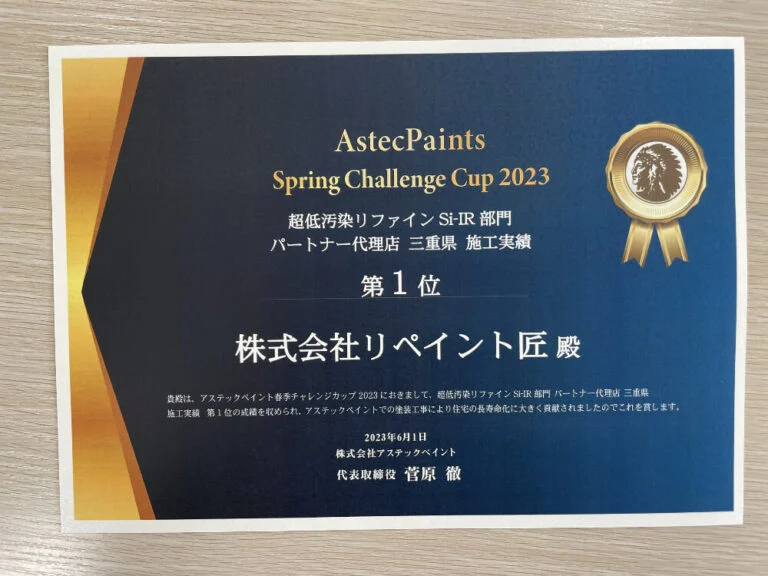 毎年、毎シーズンで表彰を頂いています。