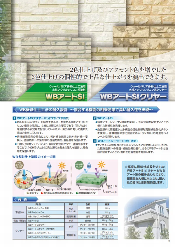 WB多彩色仕上げ工法