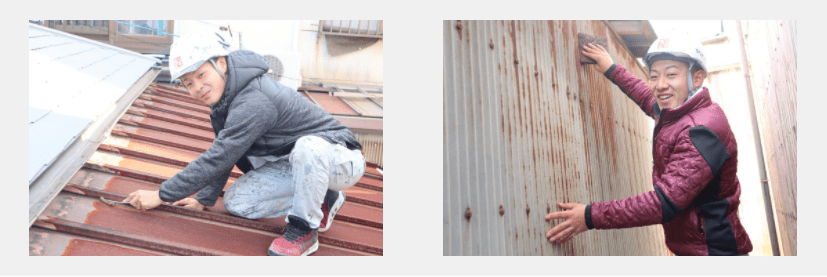 和風の家の下地処理